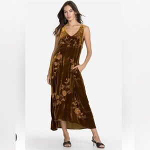 NWT Johnny Was Vixie Velvet Tank Dress